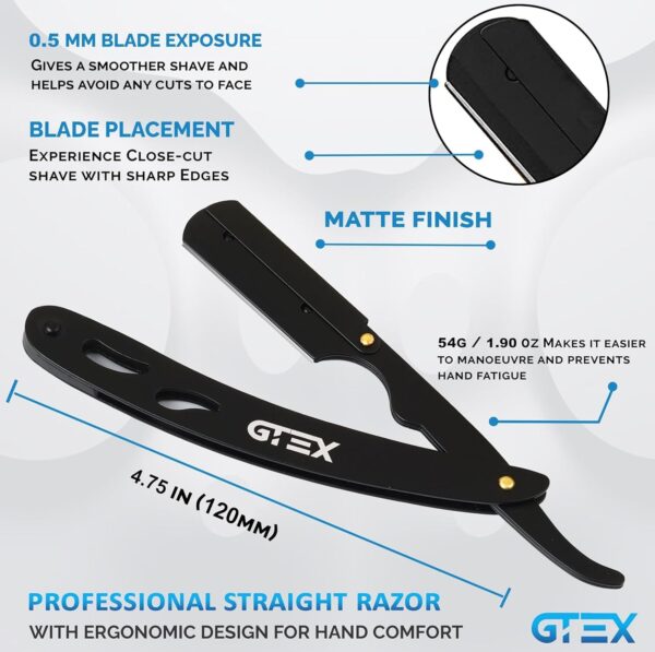 Σετ Ανδρικά Ξυράφια GTEX Με Ανταλλακτικές Λεπίδες 100 τμχ - Image 4
