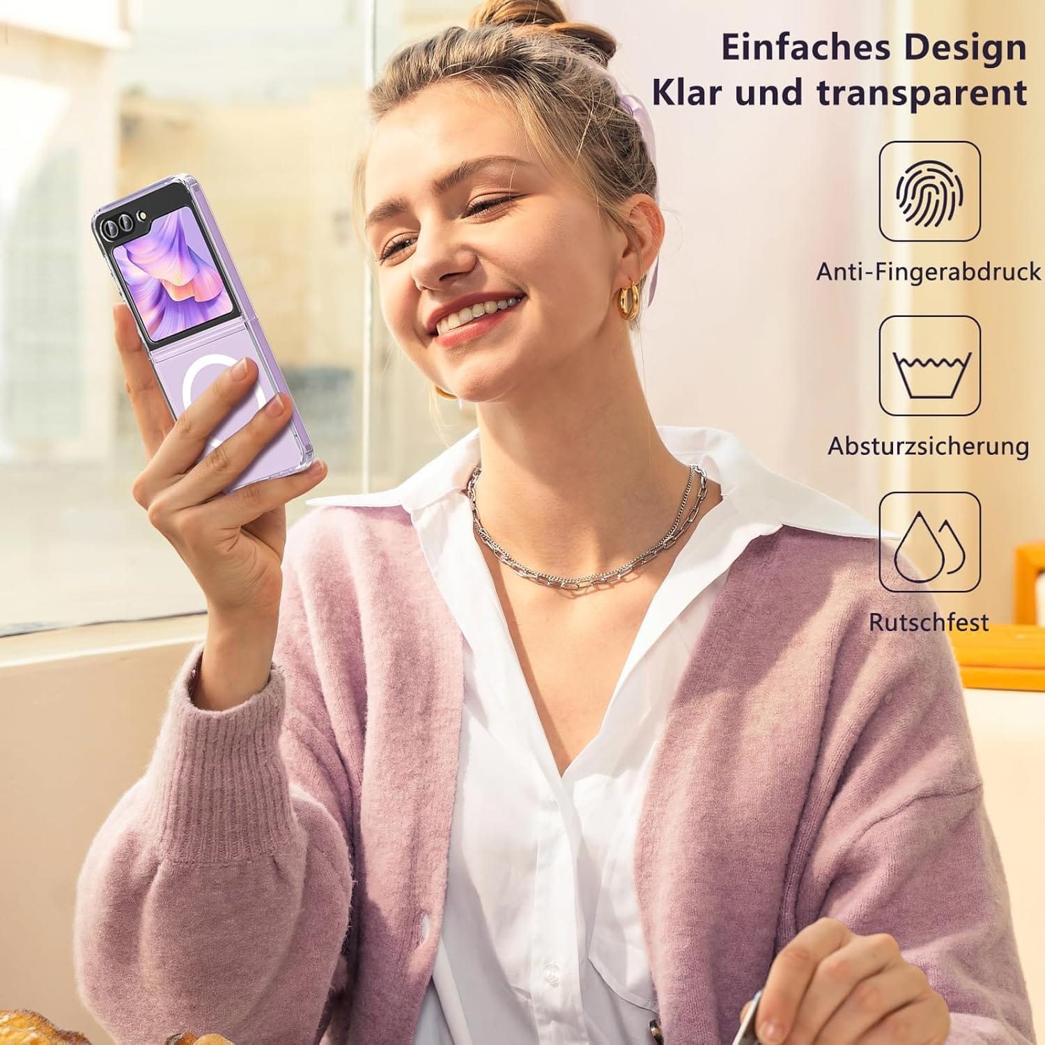 Μαγνητική Θήκη για Samsung Galaxy Z Flip 5 Αντικραδασμική - Image 6