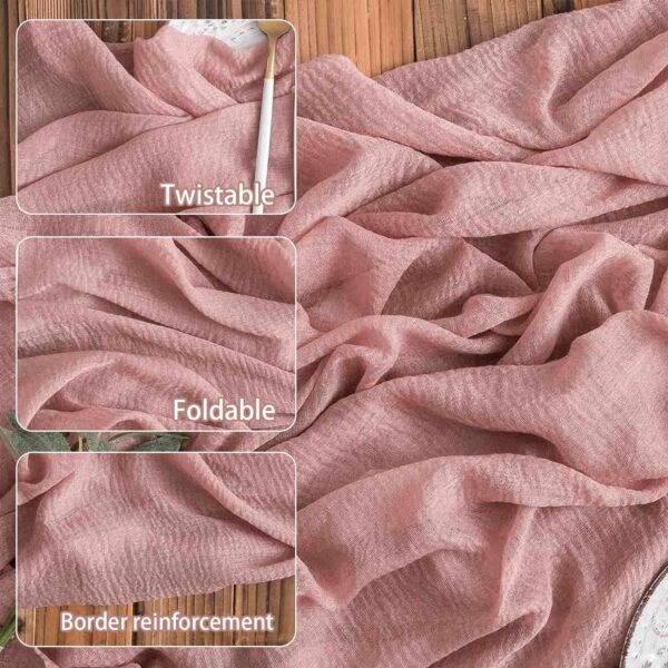 Διακοσμητικό Υφασμάτινο Τραπεζομάντηλο Boho Gauze 90x300cm - Image 7