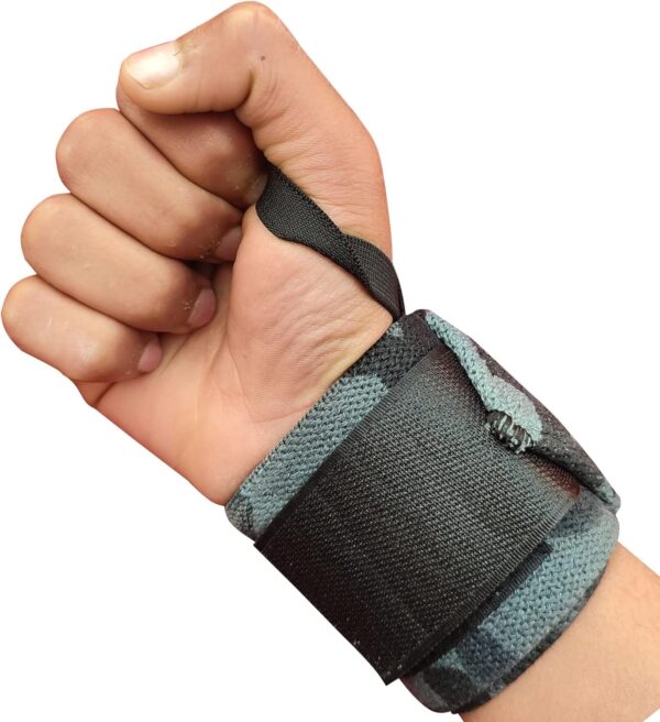 Περικάρπια 'Αρσης Βαρών - Ιμάντες Καρπού Wrist Supports Γκρι - Image 6