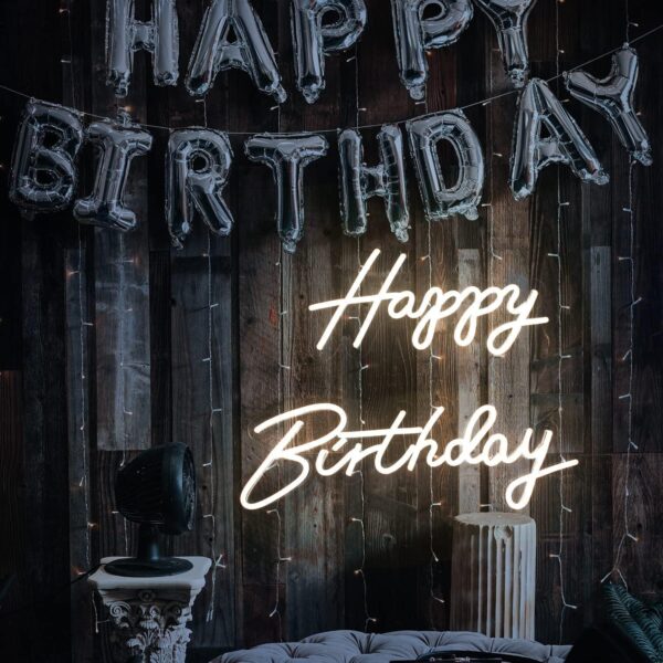 Φωτεινή Επιγραφή NEON Led "Happy Birthday" - Image 7