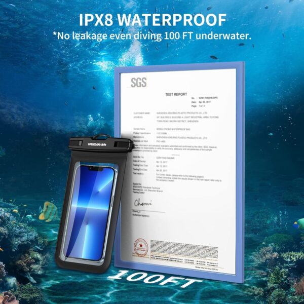 Αδιάβροχη Θήκη Κινητού IPX8 έως 7" για IPhone & Samsung 2τεμ - Image 7