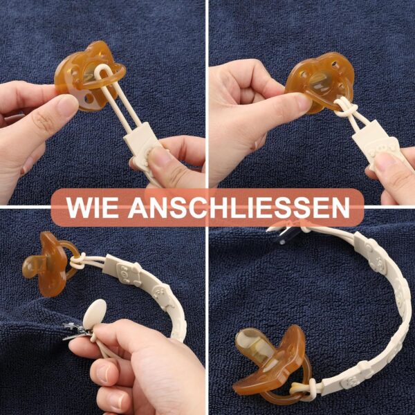 Αλυσίδα Πιπίλας Από Σιλικόνη Cup Catcher Baby 2 τμχ - Image 6
