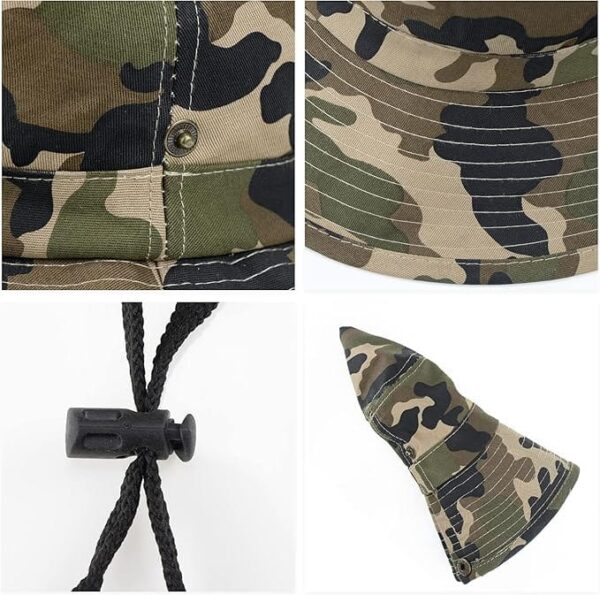 Παιδικό Καπέλο Summer Outdoor Safari Camo 56cm XL - Image 5
