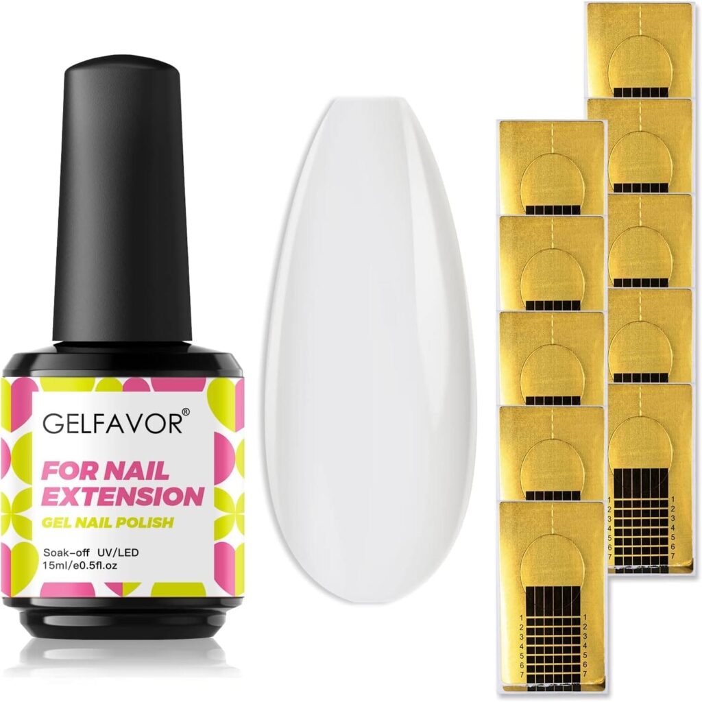 Gel Προεκτάσεις Νυχιών Λευκό 15 ml UV/LED Soak off