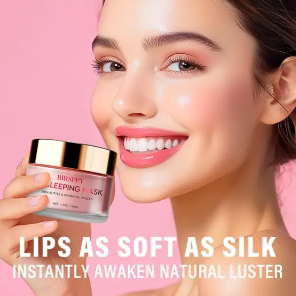 Μάσκα Χειλιών Νύχτας με Shea Butter & Έλαιο Jojoba – 50ml - Image 2