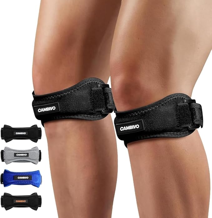 Αθλητική ζώνη στήριξης γονάτου Patella Strap – σετ 2 τεμαχίων