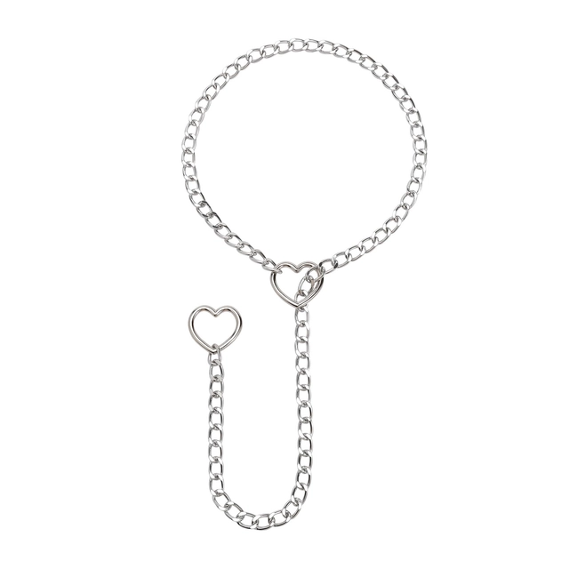 Ασημί κολιέ διπλής καρδιάς 80 cm, τύπου choker/lariat, ιδανικό για καθημερινό ή βραδινό look.