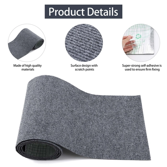 Αυτοκόλλητο Χαλάκι Ξυσίματος για Γάτες 30×200 cm – Προστατευτική Επιφάνεια Επίπλων & Τοίχων από Ξύσιμο - Image 5